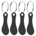 thumbnail image 4 of 4Pcs Shopping Trolley Tokens Key Rings Stainless Steel Key Rings Portable Trolley Removers, 4 of 8