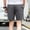 Grey, variant on Jiyugala Men's Summer Fashion Casual Midwaist Shorts Five-Point Pants Beach Pants