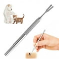 thumbnail image 2 of Cheers.US 1 Set Tick Remover Tool Set Stainless Steel Tick Remover Kit for Cats and Dogs Grooming Supplies for Puppy, 2 of 7