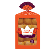 King's Hawaiian Honey Wheat Rolls, 12 Count