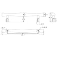 thumbnail image 2 of Richelieu BP9161196BORB 3-3/4" Center To Center Bar Cabinet Pull From The Expression, 2 of 2