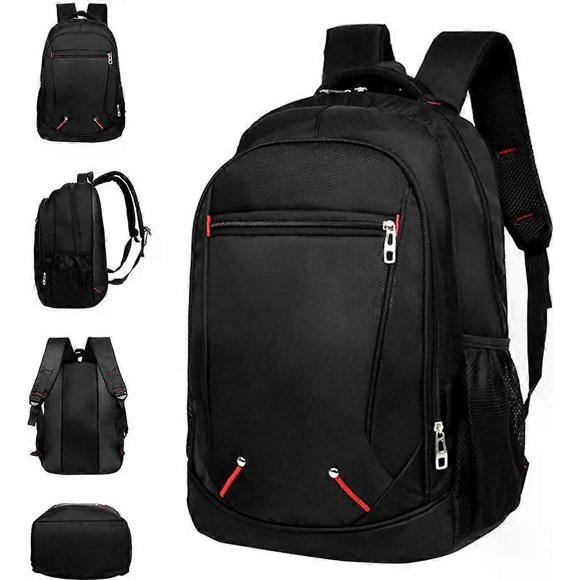 City Backpack School Work and Leisure Bag School Backpack Sports Backpack Laptop Backpack Laptop Compartment Black
