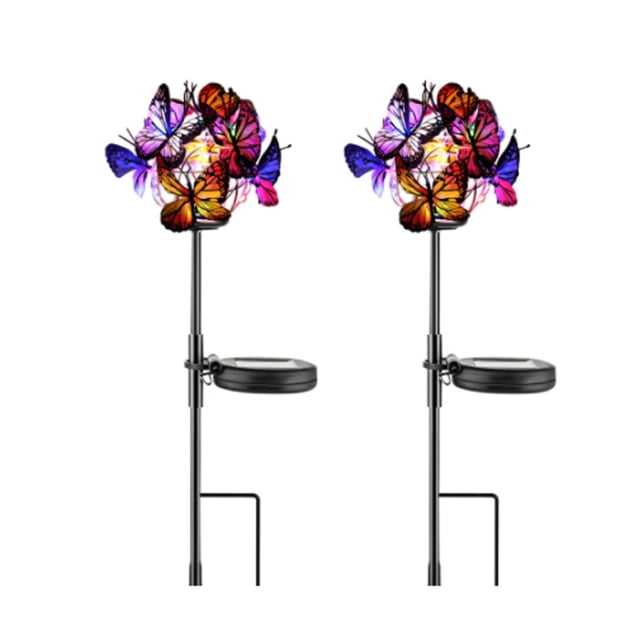 Wosthever Luz solar flor impermeable al aire libre interior jardín calle parque paisaje camino césped decoración estaca lámpara iluminación Iluminación y accesorios Wosthever HA067616-00B