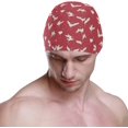 thumbnail image 2 of FYBTO Swimming Cap Retro Japanese Style Bird Crane Adult FYBTO Polyester, 2 of 4