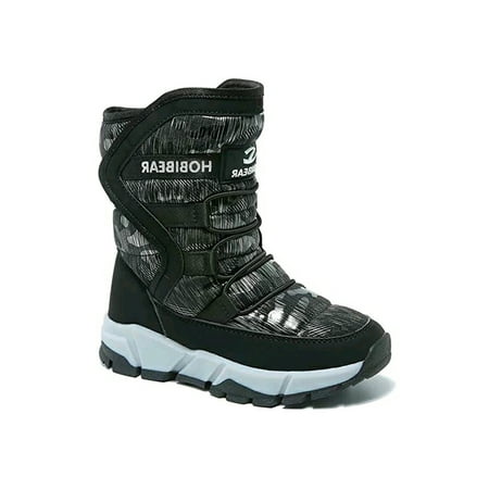 

Boys Snow Boots Water Resistance Winter Outdoor Boots for Girls Boys