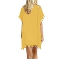 thumbnail image 4 of New Arrivals AXXD Womens Beach Cover Up New Fashion Beach Sexy Solid Hem Cover Up Swimwear, 4 of 5