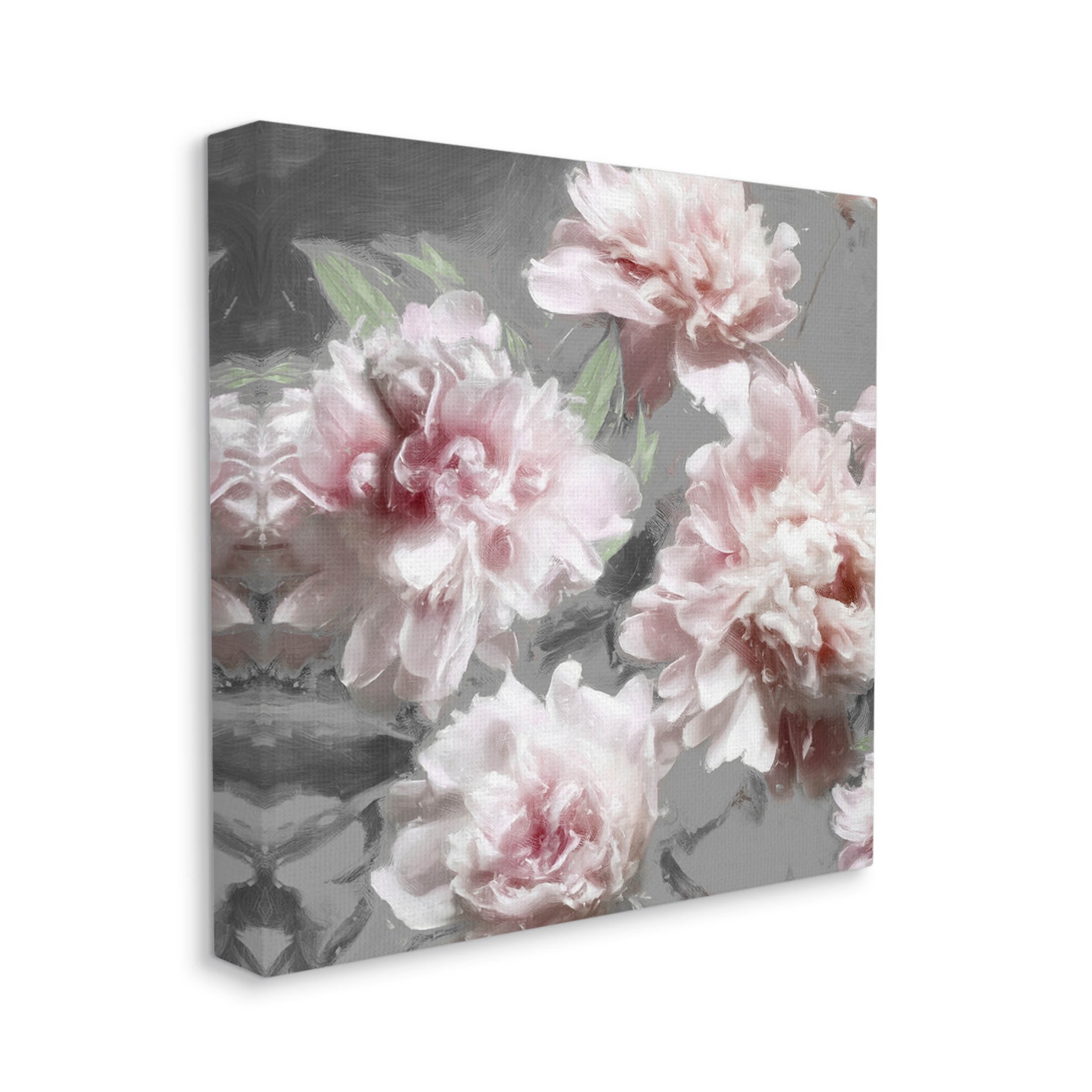 Pink Carnation Bloom Arrangement Botanical & Floral Graphic Art Gallery Wrapped Canvas Print Wall Art