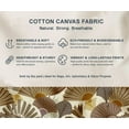 thumbnail image 5 of Soimoi 100% Cotton Canvas Fabric - Leaves Design, Purple | 56" Wide | Sold By 5 Yard | Medium Weight Upholstery Fabric for Home Dcor, Bags & DIY Projects, 5 of 7