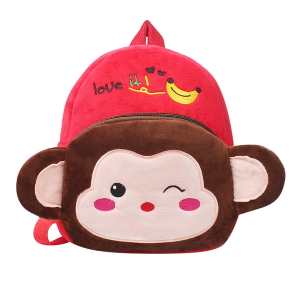 School necessities Cute Cartoon Backpack School Bag Suit for 2-4 Years old Baby Boys Girls