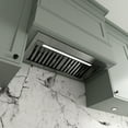 thumbnail image 5 of Streamline 28 in. Belsito Convertible Insert 350 CFM Range Hood in Brushed Stainless Steel with Baffle Filters, Electronic Button Control, LED Light, 5 of 17