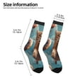 thumbnail image 2 of Naloa Floating Cat And Donuts Kids Socks Unisex Kids and Toddlers' Crew Socks, ,1 Pairs, 2 of 5