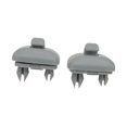 thumbnail image 2 of 2pcs clips de visor de sol gris 8e0857562a Reemplace directamente los accesorios automáticos 8E0857561 8U0857562 para A3 Q3 Q5 RS3, 2 of 8