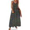 thumbnail image 1 of Código de vestimenta divertido Vestido sin mangas Vestido de fiesta Noche Noche Mujer Verano Vestido de fiesta, 1 of 7