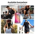 thumbnail image 7 of Kdxio Purple Sparkling for Men's Muscle T-shirt,Sleeveless for Workout Running Athletic Gym Lounge Casual, 7 of 7