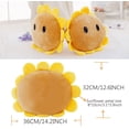 thumbnail image 2 of STONCEL Sunflower Decorative Cushion, Hand Warmer Plush Stuffed Toy Doll, Soft Decorative Cushion Doll for Sofa Home Bedroom Office Dorm for Valentine's Day, Christmas, Birthday, 2 of 6