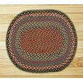 thumbnail image 2 of Capitol Earth Rugs 03-043 Burgundy-Blue-Gray Jute Braided Rug, 2 of 3