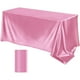 thumbnail image 2 of Mantel de satén, mantel para banquetes, brillante, color liso, para bodas y eventos en hoteles, resistente, plegable, 100% poliéster, para salón de banquetes,Wsvlmg, 2 of 9