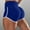Blue, variant on Xysaqa Women's Scrunch Butt Lifting Shorts Women Gym Workout Booty Shorts for Yoga Dance Fitness Running