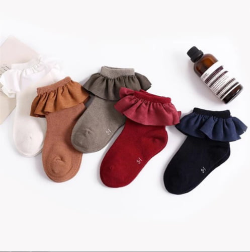 Baby Boy Girl Anti-Slip Socks Newborn Infant Toddler Kids Soft Ankle Sock LC 
