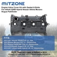 thumbnail image 3 of Tapa de válvula MITZONE para Nissan Altima Rogue Murano 2.5L 14-17, 3 of 8