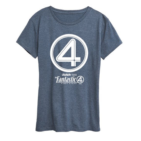 Fantastic Four - Circle Logo Short Sleeve Graphic T-Shirt