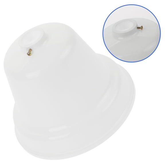 Hemobllo White Ceiling Fan Bottom Canopy Plastic Material Stylish and Easy to Maintain