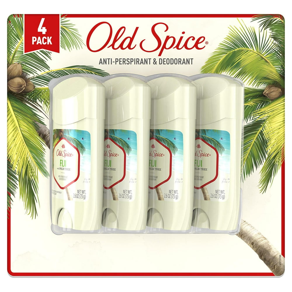 The Old Spice Invisible Solid Antiperspirant Deodorant for Men Fiji with Palm Tree Scent