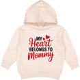 thumbnail image 2 of Inktastic My Heart Belongs to Mommy with Red Hearts Toddler Hoodie, 2 of 4