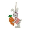 TOYFUNNY Easter Cartoon Wooden Crafts Pendants Home Diy Decorations Rabbit Decoration