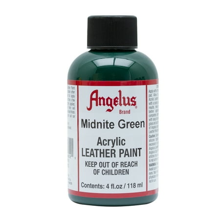 UPC: 0086366740521 | Angelus® Acrylic Leather Paint  4 oz.  Midnight Green