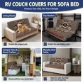thumbnail image 6 of XYZCANDO Southwestern Geometric 2 Piece RV Camper Sofa Slipcovers Washable Stretch Recreational Vehicle Couch Protector for Travel Trailer Furniture Decor, 6 of 7