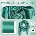 thumbnail image 2 of 35 Inch Silky Head Scarf 2 Pcs Large Square Neck Scarf Sleeping Hair Wrapping Satin Bandana for Women, 2 of 7