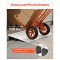 thumbnail image 3 of KFFKFF Door Threshold Ramp, 3 inch Rise, Aluminum Alloy Threshold Ramp Rated 800 lbs Load Capacity, Handicap Ramps for Home Steps for Wheelchair, 3 of 9