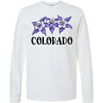 thumbnail image 3 of Inktastic Colorado Columbine Flowers Long Sleeve T-Shirt, 3 of 5