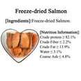 thumbnail image 3 of Freeze Dried Salmon Cat and Dog Treats, Wild Caught, Single Ingredient | Natural High Value | Gluten Free, Grain Free, High Protein, Diabetic Friendly | Natural Fish Oil,9.5oz, 3 of 8