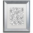 thumbnail image 1 of Trademark Fine Art "Mixed Coloring Book 41" Canvas Art by Kathy G. Ahrens, White Matte, Silver Frame, 1 of 1
