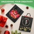 thumbnail image 5 of Black Paper Gift Bags With Handles - 8x5x10 Inch, 30pcs Medium Bulk For Party, Wedding, Birthday, 5 of 7