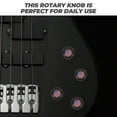 thumbnail image 3 of UPOUART 3Pcs Electric Guitar Accessories Metal Tone Knobs for Volume and Tone Control, 3 of 8
