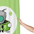 thumbnail image 2 of Invader Zim Shower Curtain Bathroom Decor Polyester Waterproof Bath Curtains With Hooks 60x72 Inches, 2 of 8