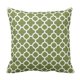 thumbnail image 1 of Funda de almohada ABPHQTO Trébol Marroquí geométrico Floral Quatrefoil Verde Aguacate 50x50 cm, 1 of 1