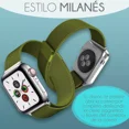 thumbnail image 4 of Correa Para Apple Watch Metálica Milanese Acero Inoxidable Ancho 38 Mm Color Verde, 4 of 5