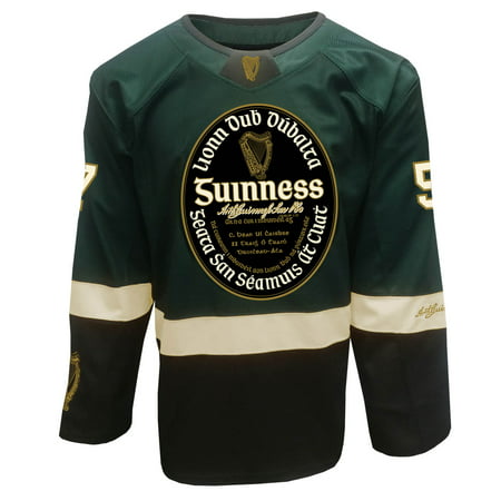 Traditional Craft Limited Men's Ireland Label Ice Hockey Jersey Shirt Green/Black