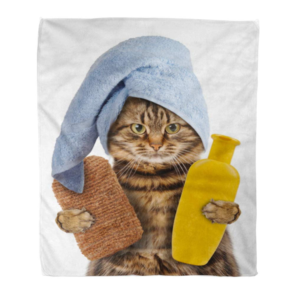 HATIART 58x80 inch Super Soft Throw Blanket Pet Funny Cat Accessories for  Bathtub Clean Home Decorative Flannel Velvet Plush Blanket  Walmart Canada