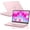 Matte Pink, variant on Case Compatible for MacBook Neo Case 13 inch 2026 Model A3404, 100% Match Official Color, Anti-Fingerprint & Scratch Sturdy Protective Hard Shell Cover Laptop Accessories, Matte Clear