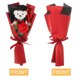 thumbnail image 3 of WASHWEPE Bouquet De Graduación Con Oso Y Flores Artificiales Decorativo Para Fiestas Y Regalos, 3 of 8