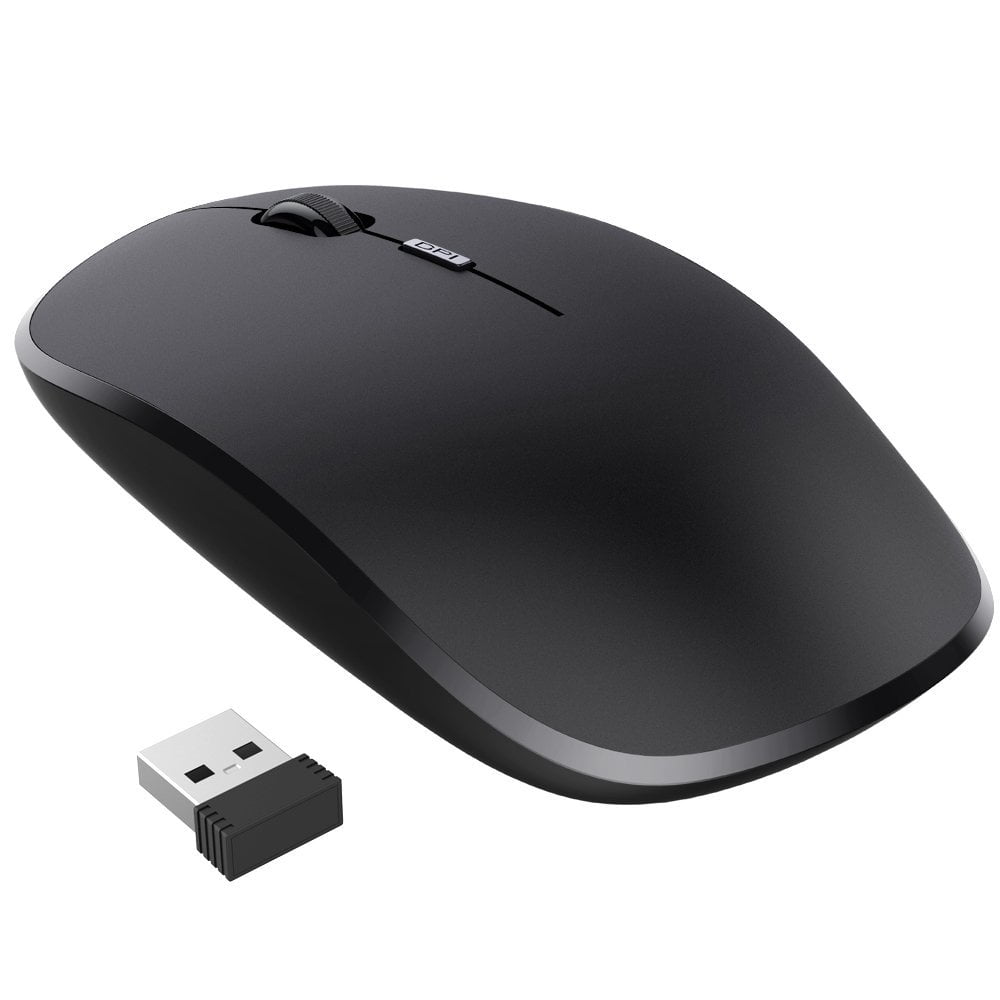 2.4G Ergonomic Wireless Portable Mobile Mouse Optical Mice with USB