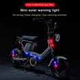 thumbnail image 2 of Mini Led Solar Power Warning Car Light Night Security Simulated Alarm Wireless Anti-theft Caution Lamp Flashing Dummy Alarm Lamp, 2 of 5