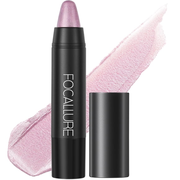FOCALLURE Lápiz labial metálico ultra chic rico en vitamina E Crayón labial Color brillante ligero sin secarse ni decolorarse Maquillaje de labios de larga duración #28 Descolorido