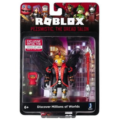 Roblox Action Collection Pezsmistic The Dread Talon Figure Pack Includes Exclusive Virtual Item Walmart Com Walmart Com - qoo10 roblox roblox series 1 classics 12 figure pack