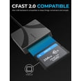 thumbnail image 4 of Lector de tarjetas SABRENT USB tipo C CFast 2.0 [CR-CF20], 4 of 6